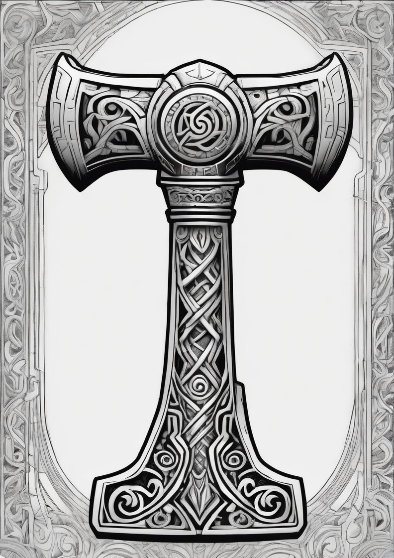 VolumesVibrant's tweet photo. Today is the first of our colouring in #FreebieFriday give aways!  We're delighted to present Thor's Hammer free for you to download and print and then enjoy colouring in!

Our #etsyshop coming soon.

#coloringbook #thor #norsegod #painting #lineart #vibrantvolumes #free https://t.co/CcALJzWO5h