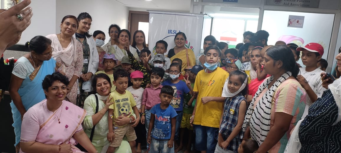 On 29/09/23 IRSLA organised a visit to AIIMS Pediatric Oncology dept.Colouring Kits were distributed &amp; a magic show was conducted which brought joy to the kids undergoing harsh treatments. The entire visit was very moving and a sustainable plan for more visits was set in motion.