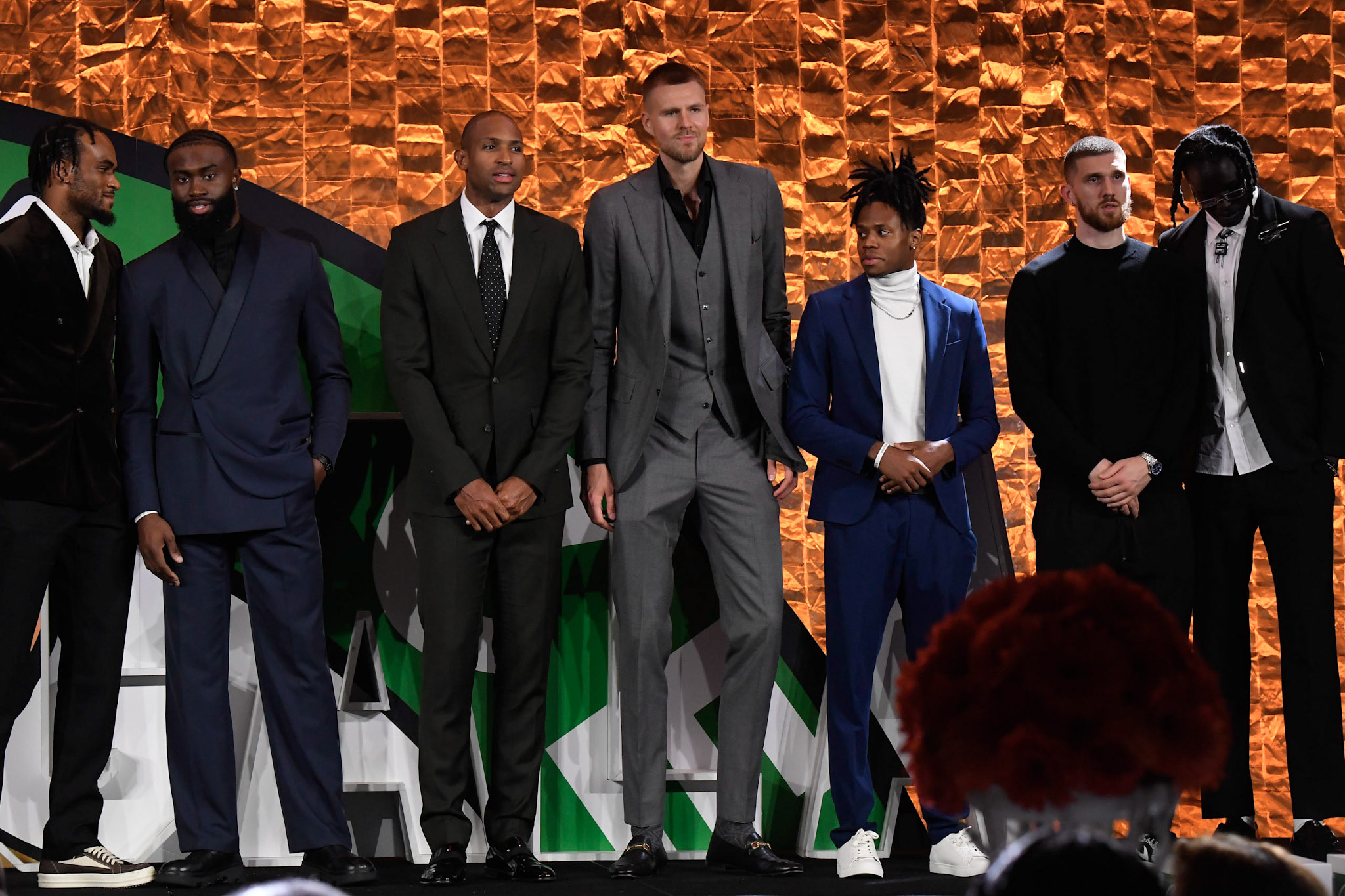 Boston Celtics on X: Dressed in their Sunday best 🤩 Who rocked