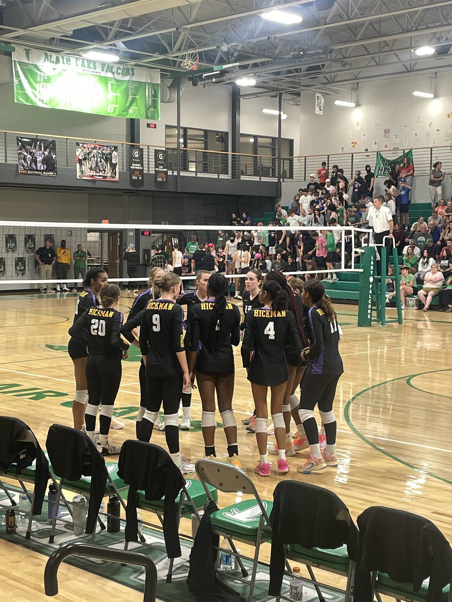 Let’s go Kewps!   Late night VBall agains Blair Oaks.  <a href="/KewpAthletics/">Hickman Athletics</a> <a href="/HickmanHS/">Hickman High School</a>