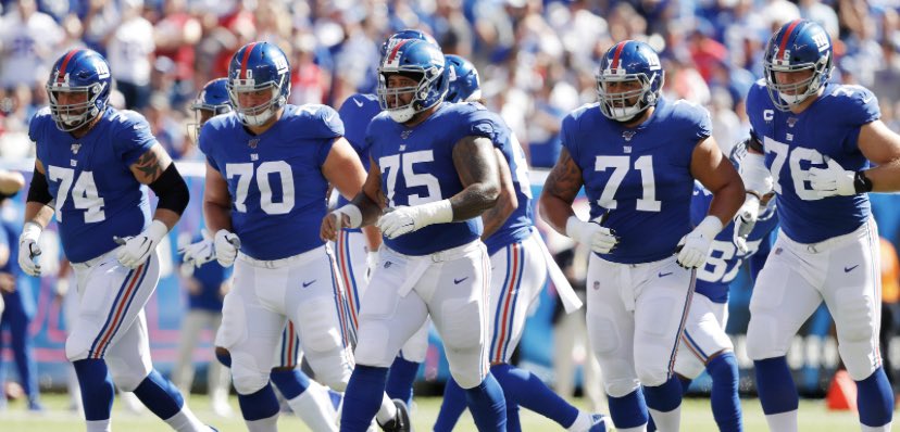 Humnoww's tweet image. Washington’s o-line tonight #CHIvsWAS