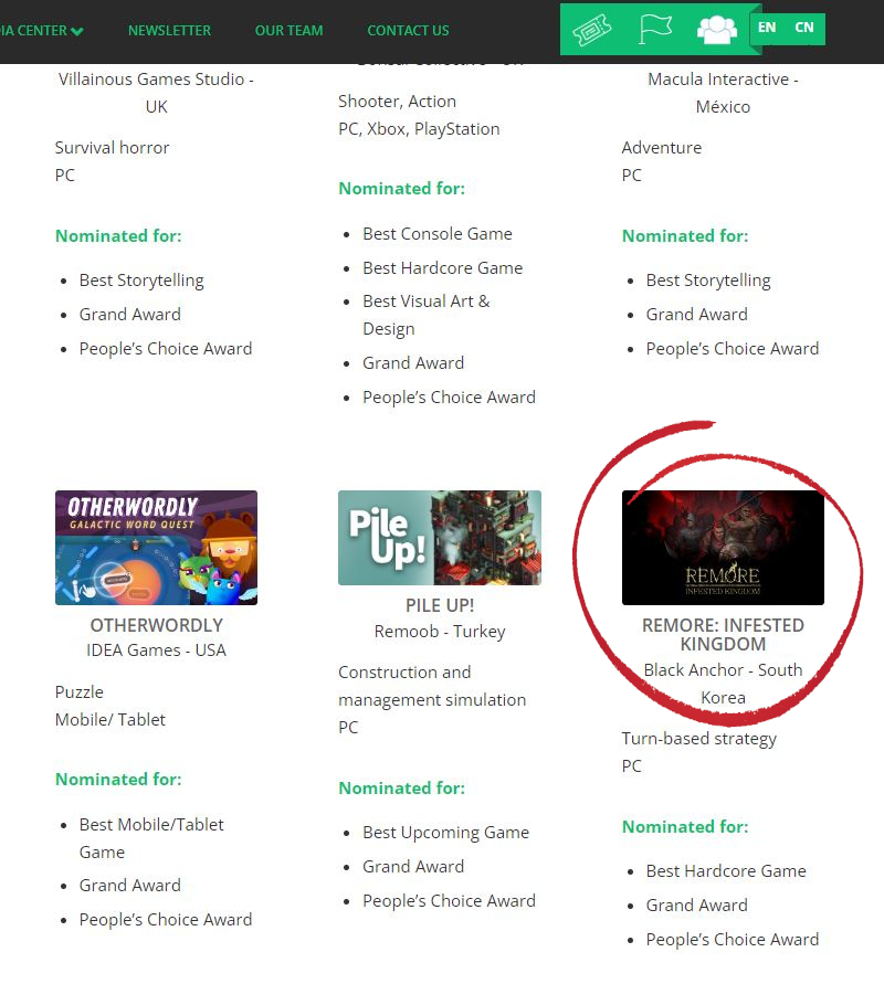 Remore_IK's tweet image. Remore: Infested Kingdom has been nominated for #GameConnection Europe 2023 People’s Choice Award! 🎉 We are so grateful for this great opportunity.  

Support us by voting for Remore: Infested Kingdom!
👉🗳️ docs.google.com/forms/d/e/1FAI…

The Infestation Begins 💀
#indiedev #gamedev