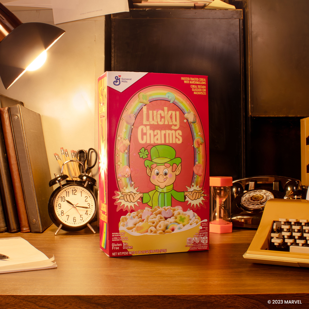 LuckyCharms's tweet photo. TOMORROW! #LokiCharms arrives on https://t.co/7MOEOKZOEd at L̶1̶1̶3̶0̶ 11:30am PT. Be sure to act fast as quantities are limited and there’s no turning back the
clock on this one.

See Marvel Studios’ #Loki Season 2 streaming now on @DisneyPlus. #MischievouslyDelicious https://t.co/YxW3m8LJbL