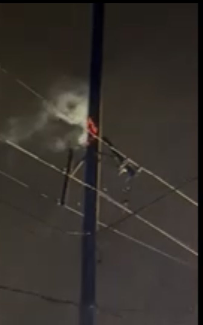 UPDATE:  9:24 p.m.   Pole on fire.  Crews are working to replace equipment on the pole.  Estimated another hour.  

We have an outage in the area of Toschlog Road.  Crews have been dispatched.