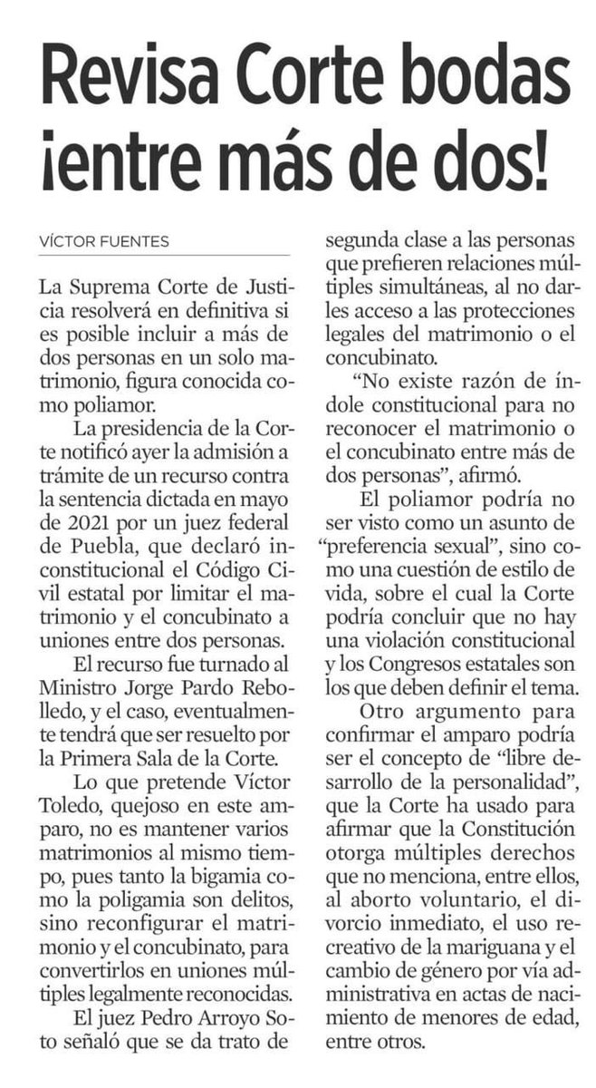 🤔No pueden con una pareja y quieren varias, qué ganas de complicarse la vida! 
Lo cierto es que debilitan la institución del matrimonio! Qué opinan????