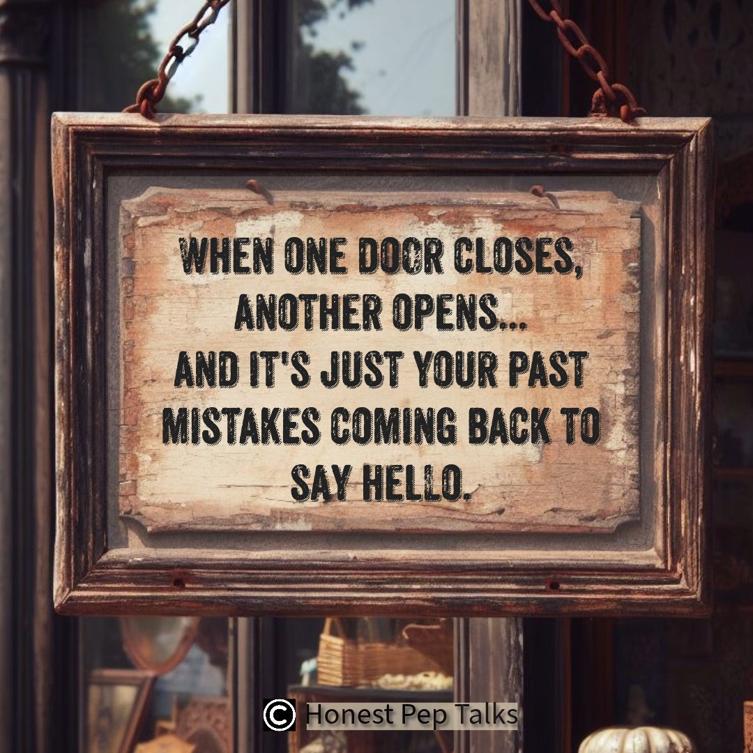 HonestPepTalks's tweet photo. The past is great at that... 📷
📷Follow for more of life's inconvenient truths📷
#honestpeptalks #peptalk #PepTalks #lifelessons #life #lifequotes #realitycheck #realtalk #motivationalspeech #motivationalquotes #demotivational #demotivated #inspiration #inspirationalquotes https://t.co/HzqNLbci7L