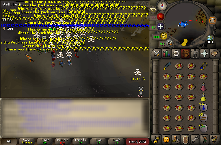 Terror_Rs07's tweet photo. REMINDING EVERYONE WHY WE ARE THE F2P CHAMPS! A WHOPPING 2 KOS MEMBERS MASSED FOR THE FIGHT! https://t.co/2AiTyTvZIR https://t.co/hlQkbNPmGh