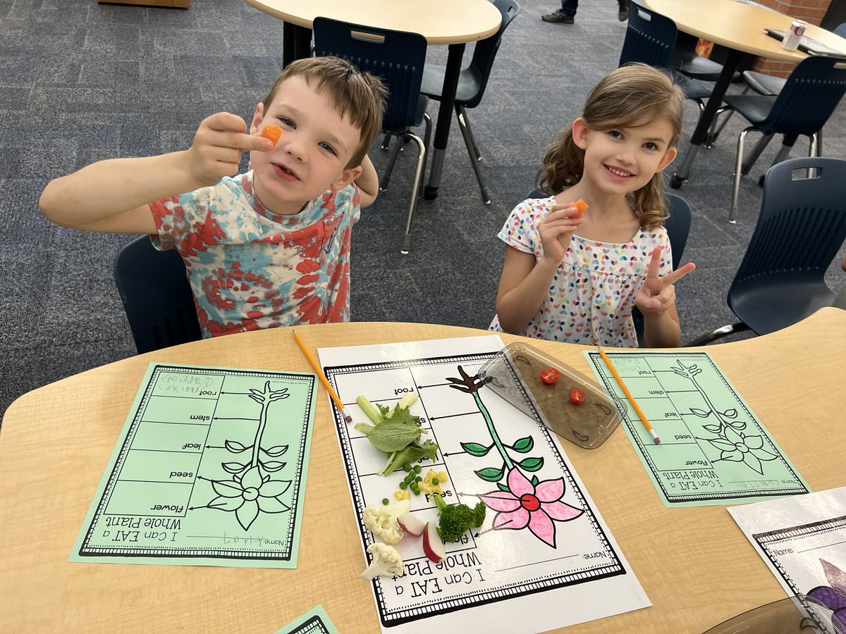 Have you eaten any plants lately? Sure you have!. Our first graders categorized and tasted parts of different plants. It was a delicious lesson. 🥦🥕🫛🌽 <a href="/bvlibraries/">BV LibraryMedia</a> <a href="/HRTJaguars/">Heartland Elementary</a>