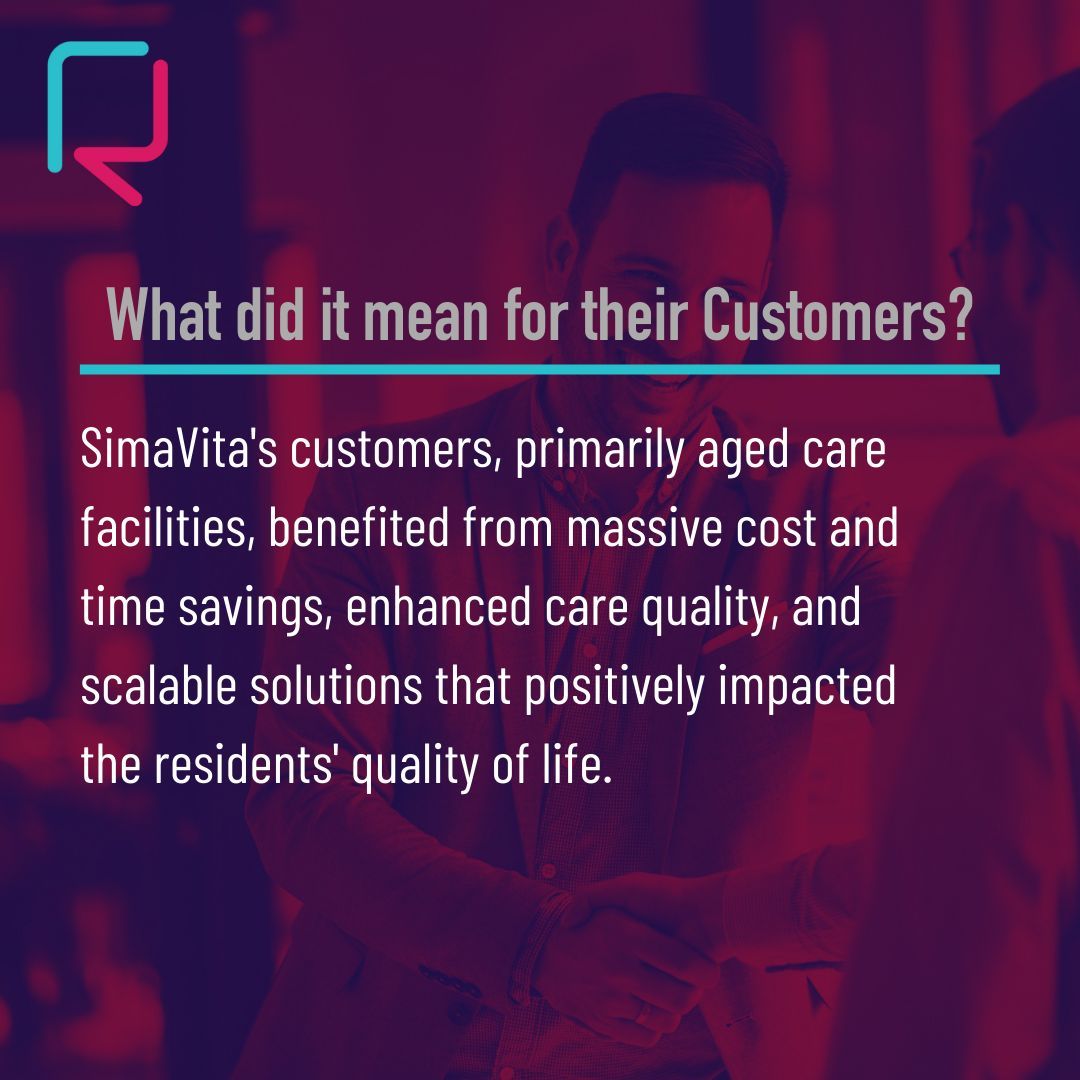 Partnering with SimaVita, we turned an eight-year R&amp;D concept into reality, creating a digital nappy system for predictive care in aged care patients. 

About us: buff.ly/3Rrj9dB
Book a time to discuss: buff.ly/3xlElIQ 

#startup #automation #SaaS #PaaS