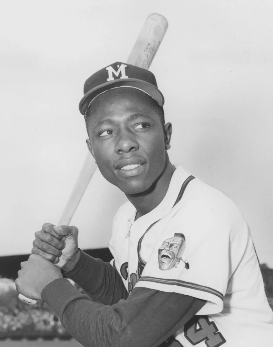 smithpbrianna's tweet photo. Women were just as good as men were at the sport. Toni Stone even took the roster spot of Henry Aaron! @jfbyland @NLBMuseumKC https://t.co/TGDgXKbDvQ