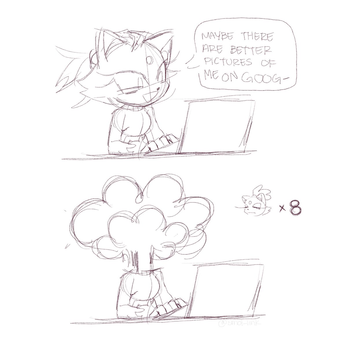 anamuave's tweet photo. @eggsalad2dx curiosity killed her :’) https://t.co/pKiFyG3wDg