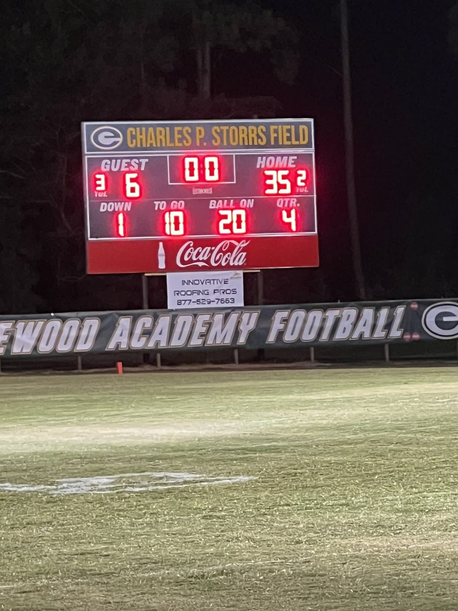 EAW_Athletics's tweet photo. FINAL 💚🏈 https://t.co/egUdL7eFIv