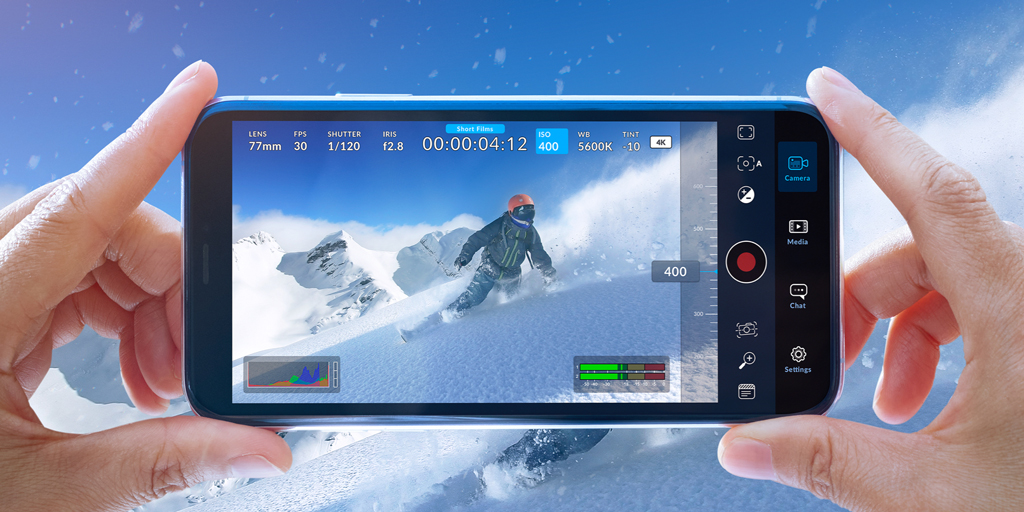 Blackmagic Camera 1.1 Update! Adds support for 23.98, 29.97 and 59.94 frame rates, external timecode sync and remote lens control, as well as the ability to lock screen orientation. Download now from the Apple App Store, free of charge at apps.apple.com/us/app/blackma…