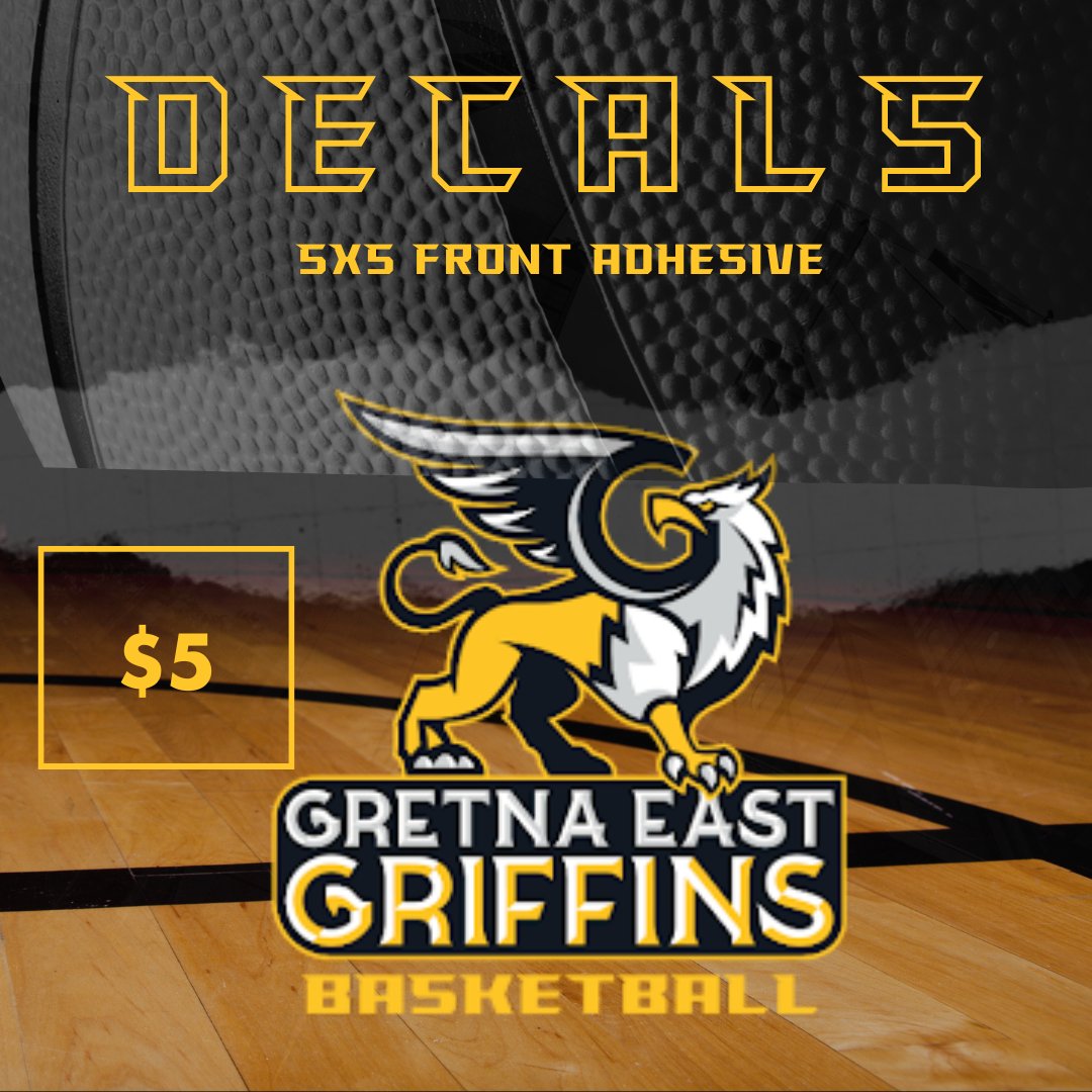 GEHSBBBoosters's tweet photo. Don't miss out on the chance to get some basketball spirit swag! 🏀 Grab your flags, decals, shakers, &amp; water bottle decals before Oct. 13th! 📷 Order now &amp; show off that #GriffinPride!   

https://t.co/J6rR4oN86G…

@GEHSGriffins
@GriffinsBooster
@gretnaeastbbb
@GretnaEastGBB https://t.co/yZyKjDezZ8