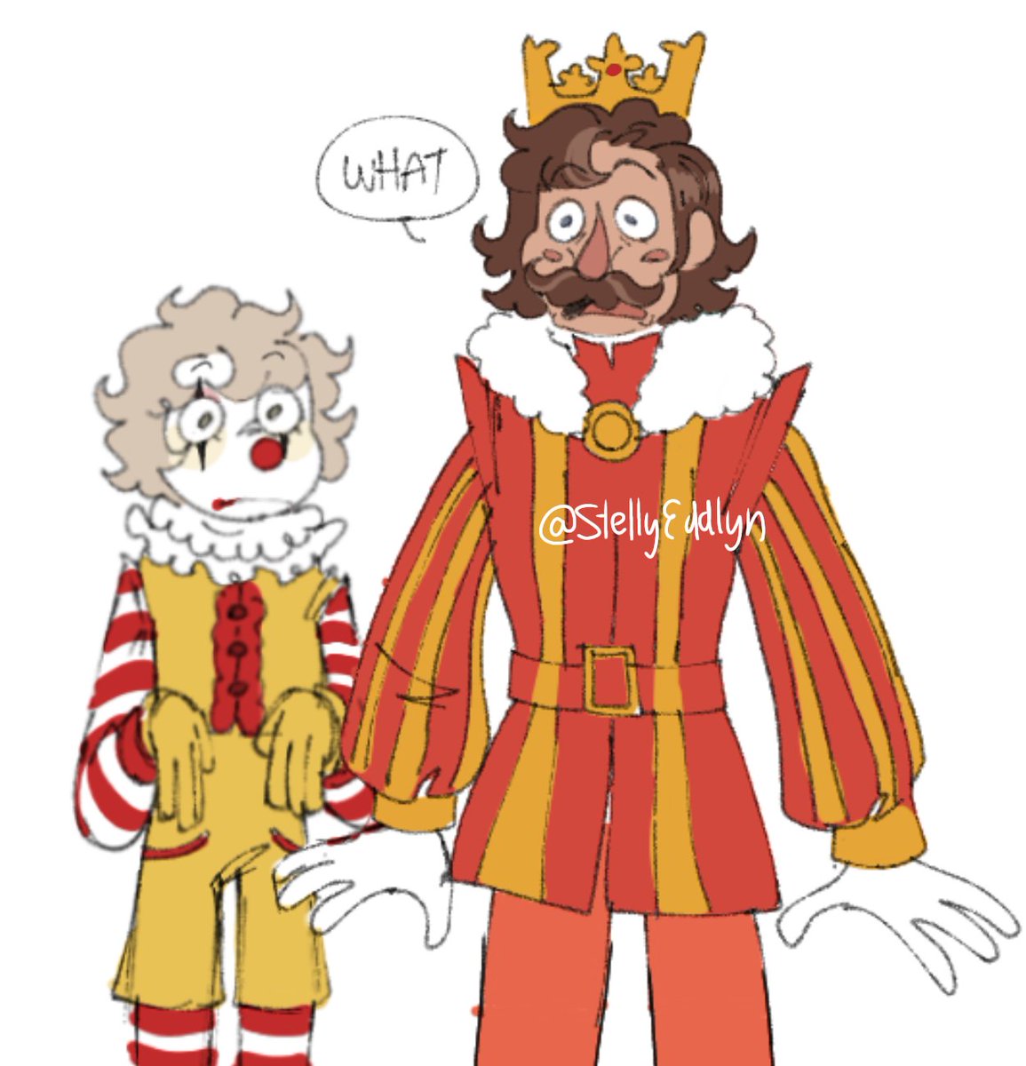 For some reason they looked like my OTP...

#Clownleader #TWFOc #twfboozoo