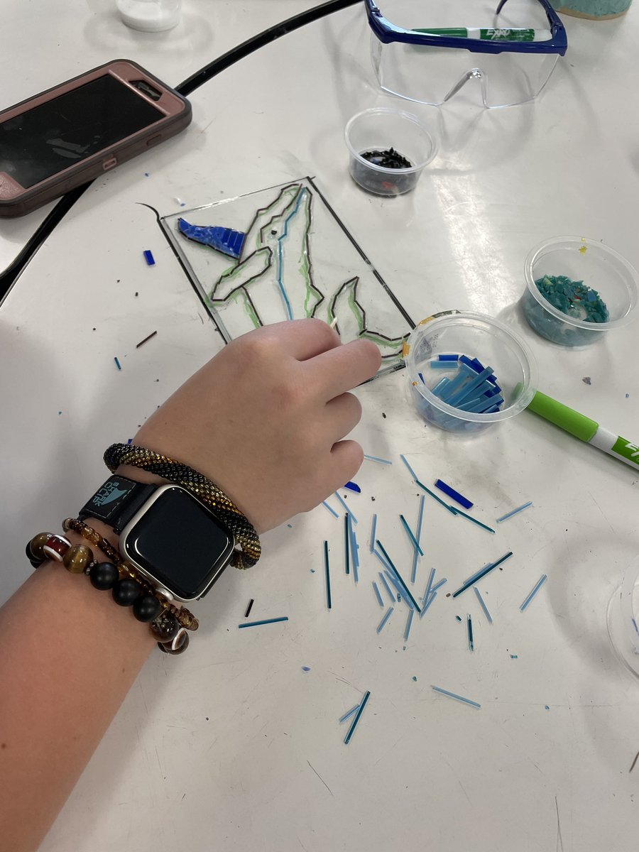 Amazing glass session today with Bayview high students. #ThanksToYouHalifax