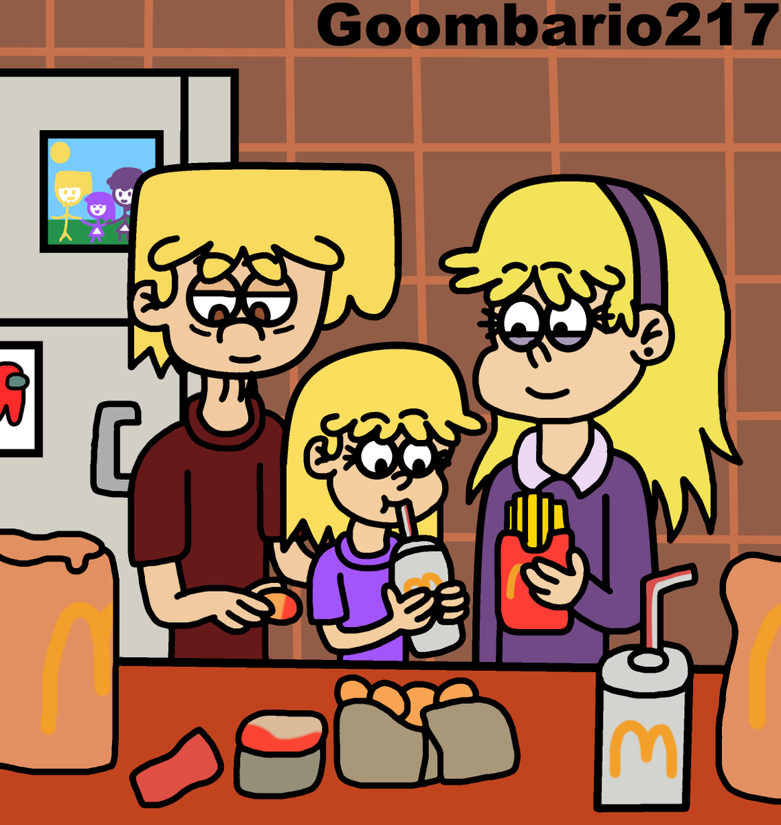 goombario217's tweet photo. Buenas noches aquí les traigo este 2 dibujos de mis OC's de TLH en base al comercial japonés de McDonalds espero les guste 😉 #TheLoudHouse #LoudHouse #TLH #TLHAu #TLHOC #OCs #LaironLoud #CarolPingrey #ValentiaSarabia #CindyLoud #LamecLoud #LilianaLoud #McDonald #McDonaldsJapan https://t.co/GxcxqhvWTz