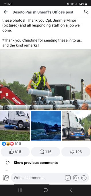 I actually drove by this while it was DARK AND RAINING and I didn't even see the Corvette under the truck