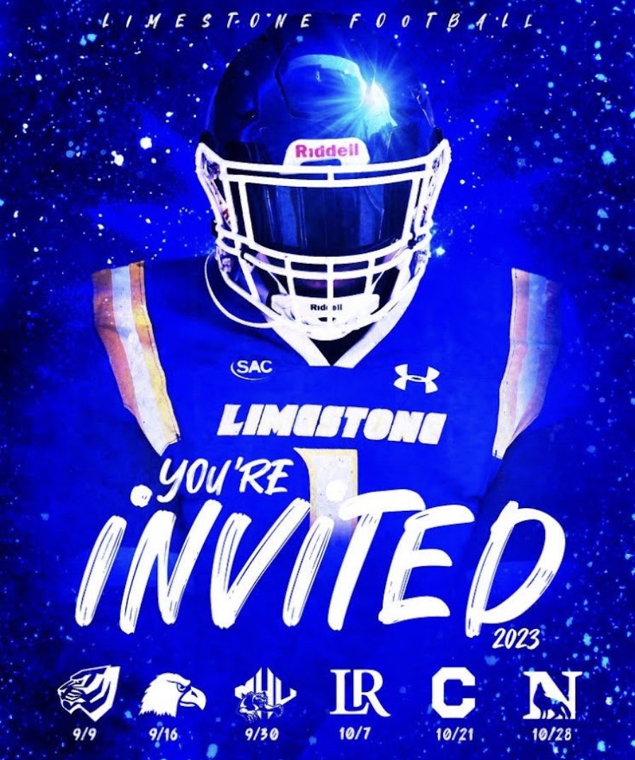ayden_pone's tweet photo. Lets get it in Gaffney this Saturday, @limestonefb! Thank you for the invite @coachl59. Cannot wait to see and meet y’all! #LOCKEDIN #LEVELUP
@jimbo3309 @MikeBarnett72 @HollandCoach https://t.co/BvJqn3t9yZ