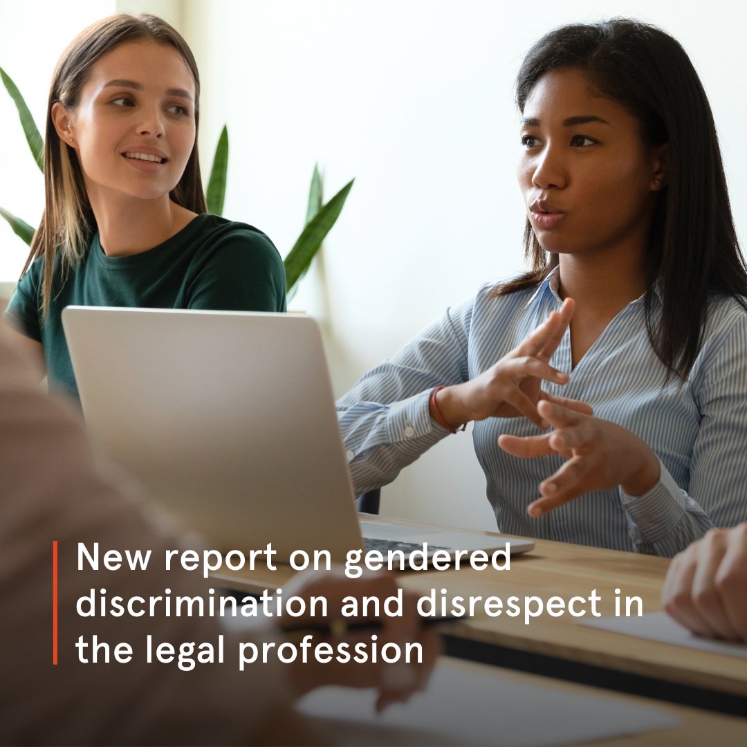 A new report, in collaboration with @ourANU, shows that women in the legal profession still face discrimination and harassment. Read more here: ow.ly/KlUa50PTJv9