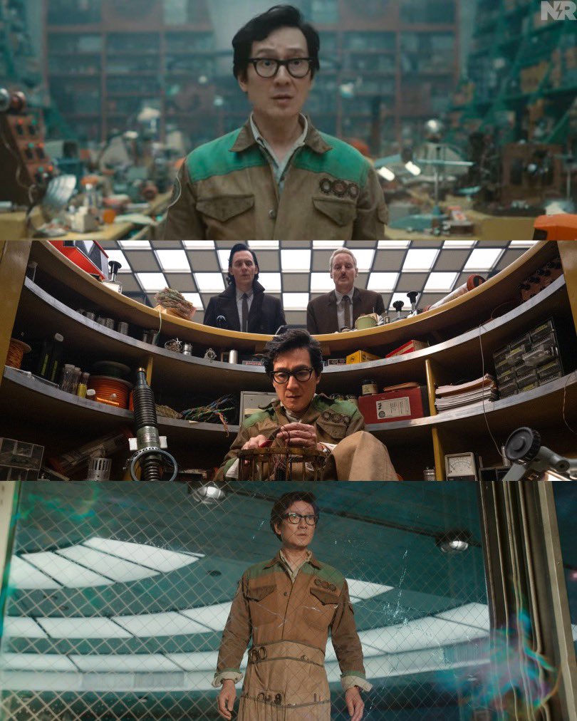 NewRockstars's tweet photo. Ke Huy Quan as Ouroboros is perfect. I love OB already. #LokiSeason2 https://t.co/ma0VqesIcj