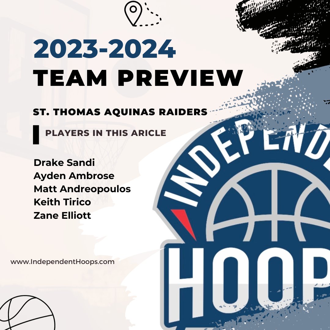 ✔️ out the St. Thomas Aquinas Raiders in my Team Pre-Season Preview series. I spoke with Coach Julius Sandi about his team's upcoming season. 
 
✔️ out Link ⤵️: 

tinyurl.com/IHTP2324STA

#IndependentHoops #TerryDrakeBasketball #TerryTalks <a href="/PaulBiancardi/">Paul Biancardi</a> <a href="/STA_Boysbball/">Aquinas Basketball</a> @_DJSandi