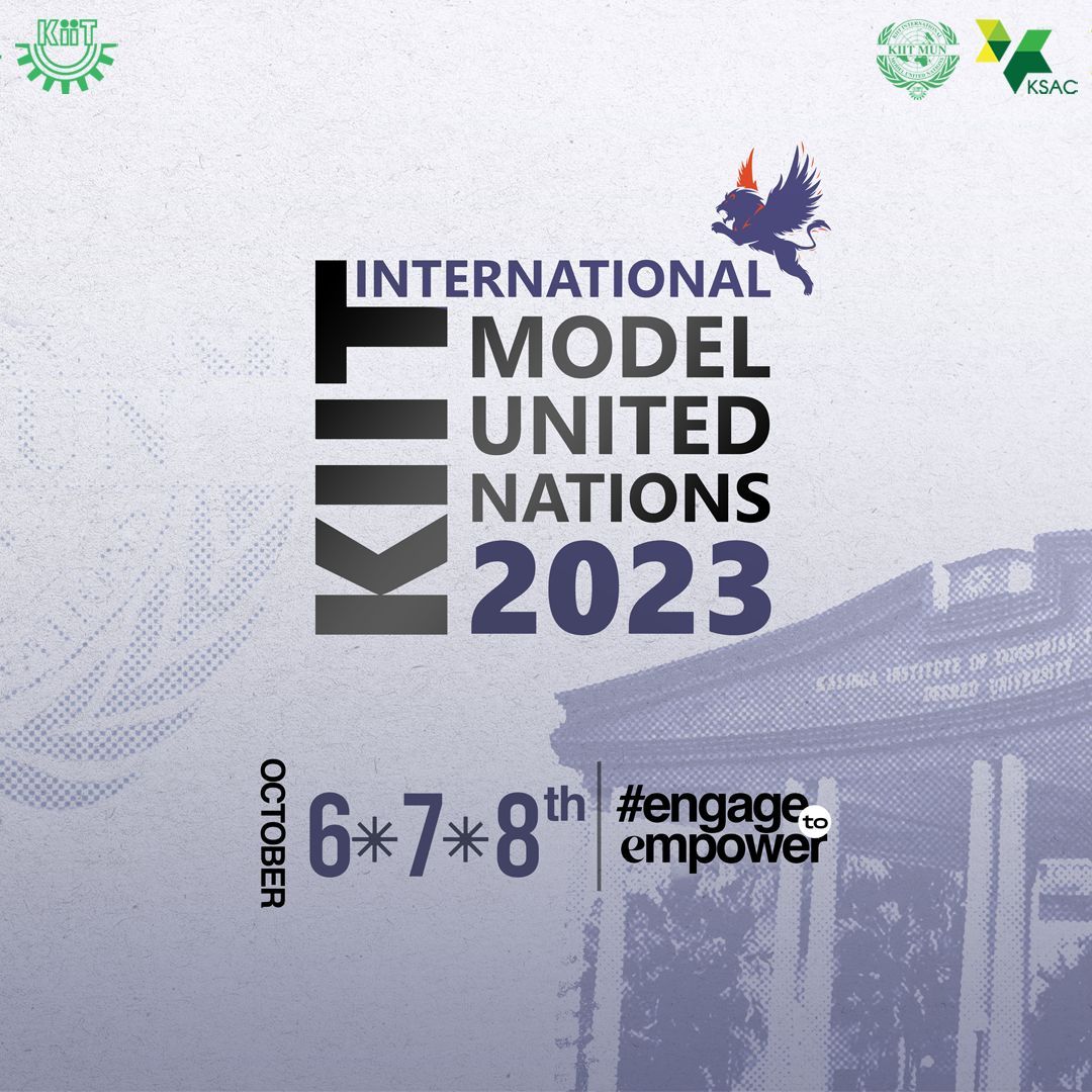 ksacofficial's tweet photo. "A journey of a thousand miles must begin with a single step"- Lao Tzu
KIIT International MUN 2023 is excited to anounce the commencement of its 11th edition and look forward to an enriching and successful conference.
#kiitmun #kiitmun2023 #EngagetoEmpower #kiit #ksac https://t.co/K3LGwkdaHP