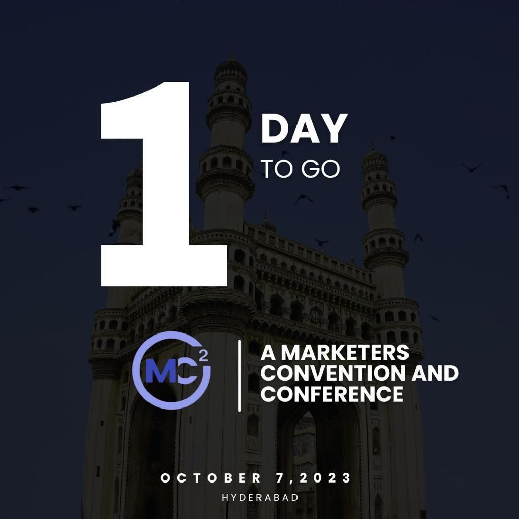 🎉 It's Almost Here! 🎉

We're down to just 1 day until the event, and the excitement is off the charts!
The wait is almost over, and we can't wait to welcome you. 🚀