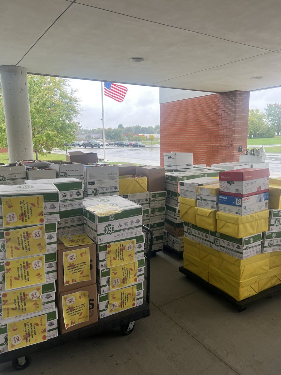 Our generous community made sure the 102 families encompassing 490 individuals who shopped tonight also had extra food to take home over break.  We are incredibly blessed.