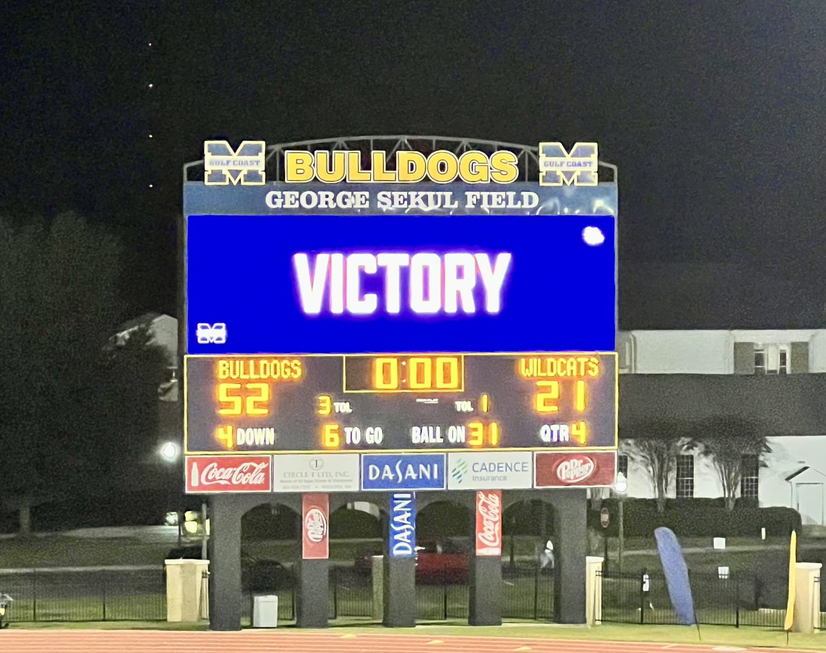Great game, Bulldogs!!