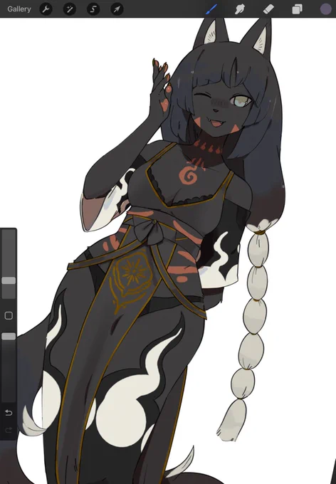 She has a top offer of $140! Throw me a comment or Dm if interested! 