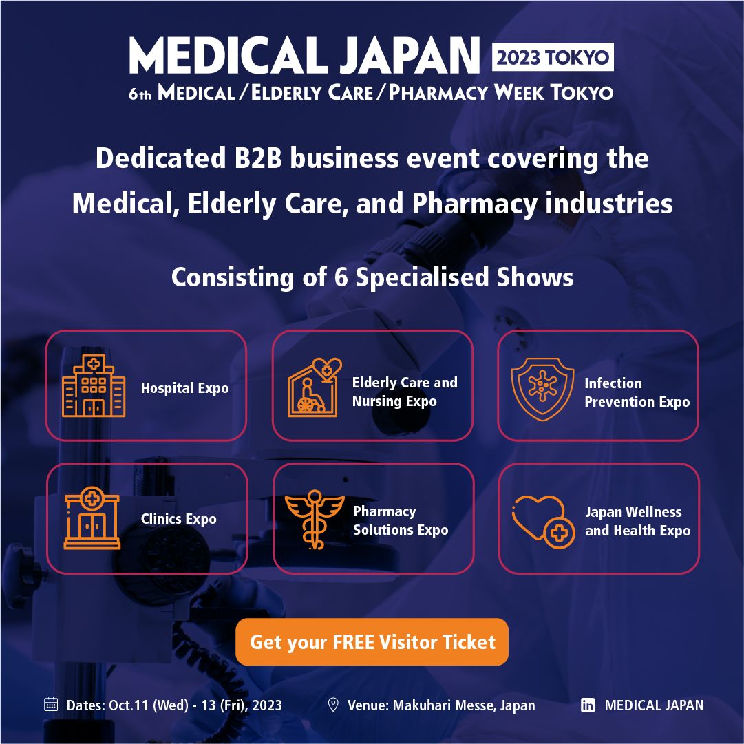 Cn1699's tweet image. MEDICAL JAPAN is coming to Tokyo this Oct 11 Wed - 13 Fri, 2023
Save the date and see you at Makuhari Messe, Japan!
Register to attend as a visitor here
▶️ [buff.ly/3PNno2L.
#MedicalJapan #MedicalJapanTokyo 
media partner buff.ly/2T5p5dZ  
buff.ly/46ECrSX