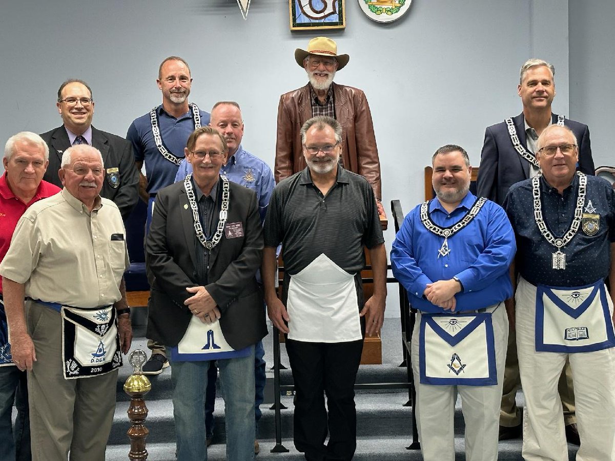 Harmony Lodge welcomes our newest Entered Apprentice Brother Nathan Snells. Our thanks to the visiting Brethren in conferring the Degree.