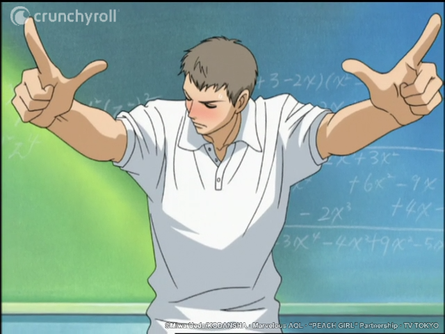 Crunchyroll's tweet image. A secret way to say "I love you" 🥹 (via Peach Girl)