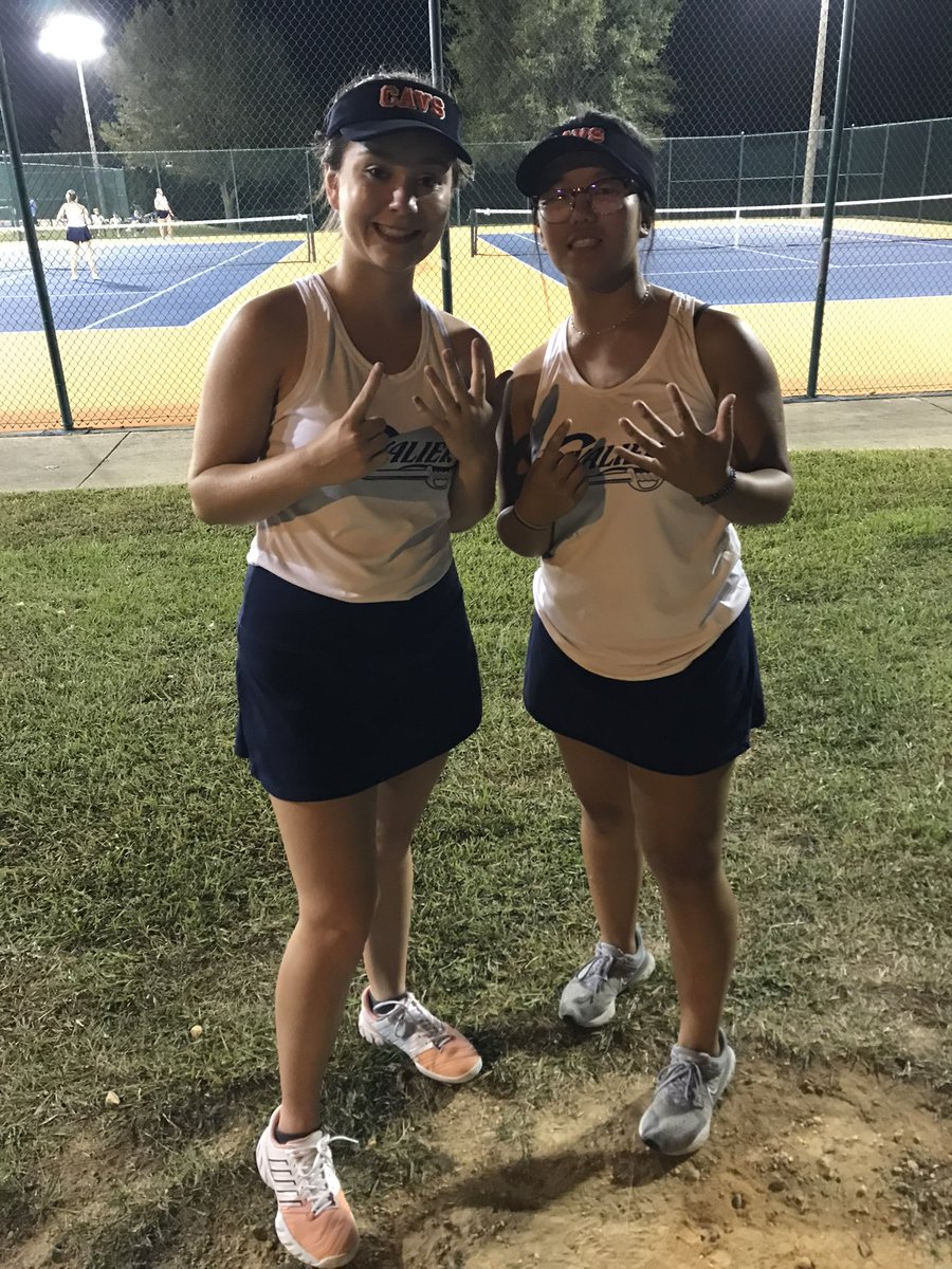 coachbeee's tweet photo. @CEBryan5 and Evie…11-0 in conference matches as a doubles team.  @WingateSoftball @ncchallengersFP https://t.co/dPT4kKgtib