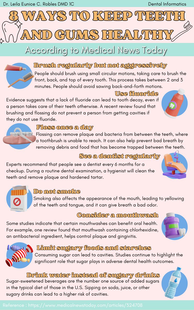 MarkPlaneSS's tweet photo. Do you want your teeth to have dirty cavities, plaque, or decays? Well, here are ways to keep your teeth healthy and free from caries! 🦷✨

From Dr. Robles 💜🤍 https://t.co/3847fS08b1