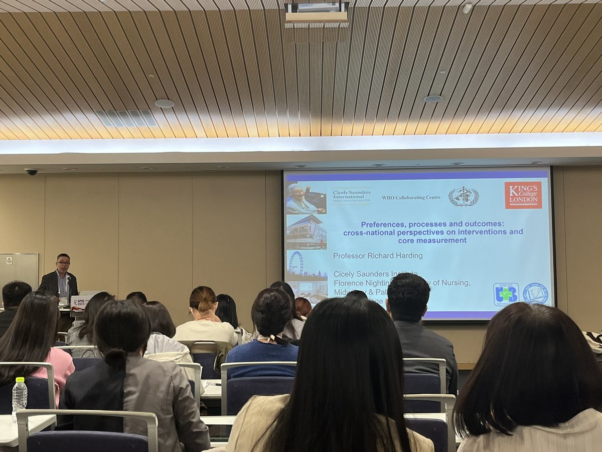 Prof Richard Harding is delivering a talk about outcome measures for palliative care at APHC2023.

<a href="/RHardingCSI/">RichardHarding</a> 
#aphnofficial