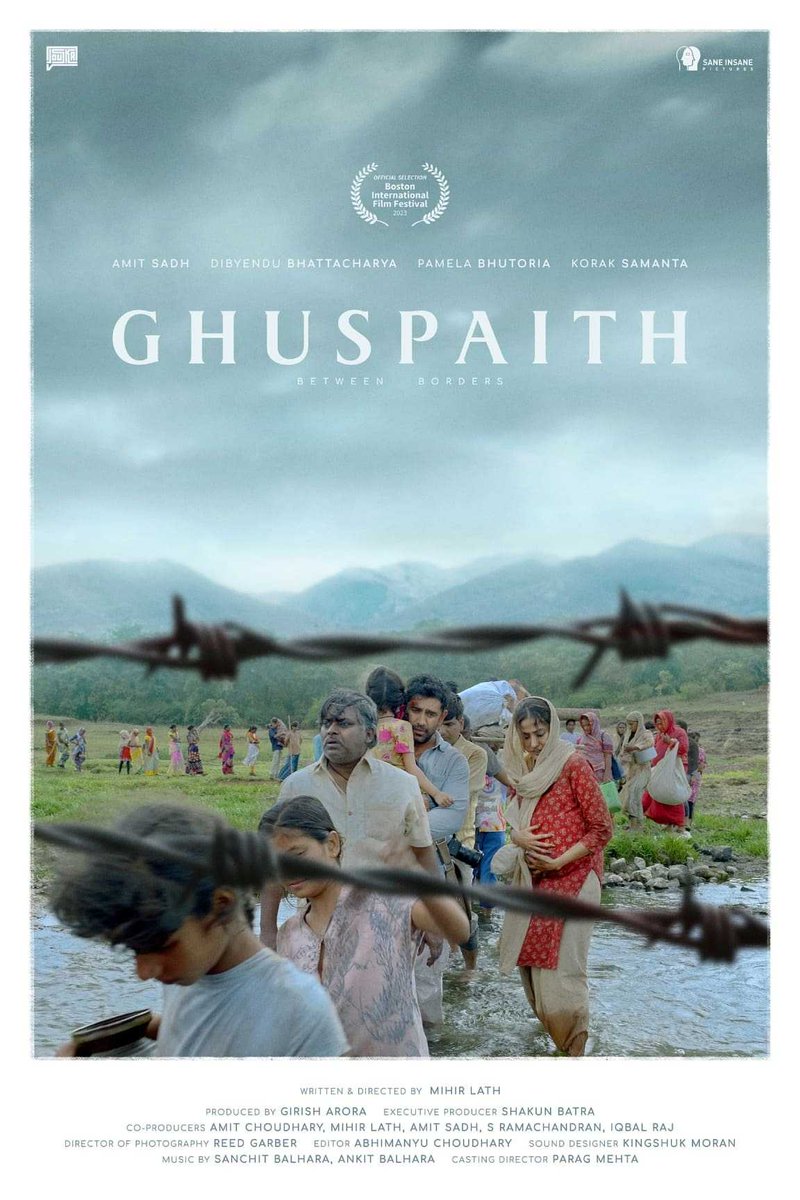 CinemaRare (@cinemararein) on Twitter photo Short film #Ghuspaith: #BetweenBorders (2023) directed by <a href="/mihirlath/">kryptonite</a>, with #ShakunBatra as the Executive Producer, ft. <a href="/Theamitsadh/">Amit Sadh Fan Club</a> & <a href="/debu_dibyendu/">Dibyendu Bhattacharya</a>, now streaming on <a href="/JioCinema/">JioCinema</a>.
<a href="/dogoodalwys/">Nevergiveup</a> <a href="/indiarama/">Dr.(Hon) Ramachandran Srinivasan</a> <a href="/pamelabhutoria/">PAMELA</a> @paraggmehta @tasneemdange <a href="/sanchitbalhara/">Sanchit Balhara</a>
<a href="/ankitbalhara/">Ankit Balhara</a> Short film #Ghuspaith: #BetweenBorders (2023) directed by <a href="/mihirlath/">kryptonite</a>, with #ShakunBatra as the Executive Producer, ft. <a href="/Theamitsadh/">Amit Sadh Fan Club</a> & <a href="/debu_dibyendu/">Dibyendu Bhattacharya</a>, now streaming on <a href="/JioCinema/">JioCinema</a>.
<a href="/dogoodalwys/">Nevergiveup</a> <a href="/indiarama/">Dr.(Hon) Ramachandran Srinivasan</a> <a href="/pamelabhutoria/">PAMELA</a> @paraggmehta @tasneemdange <a href="/sanchitbalhara/">Sanchit Balhara</a>
<a href="/ankitbalhara/">Ankit Balhara</a>