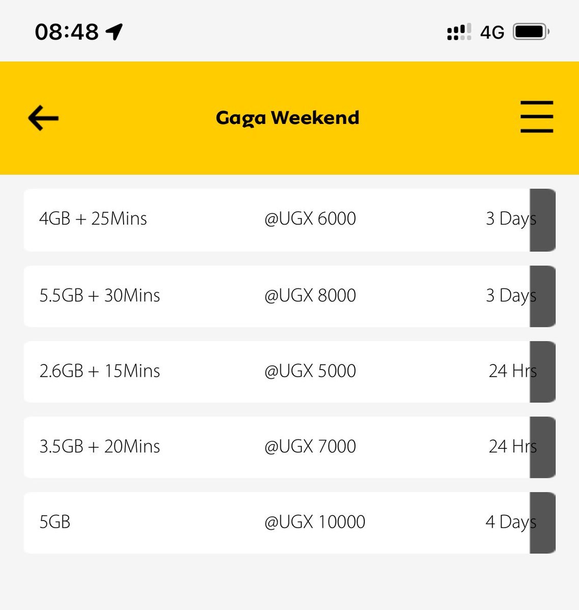 LoneChildMJB's tweet photo. Watch online Tv, Netflix, social media and more without worrying about data this weekend π€πͺπΌ
MTN is here to make it easier and better for you through #GagaWeekend data bundles on your #MyMTN app at affordable prices.
#MtnApp
#MTNAppreciatesYou
#TogetherWeAreUnstoppable https://t.co/dduvowxJjn