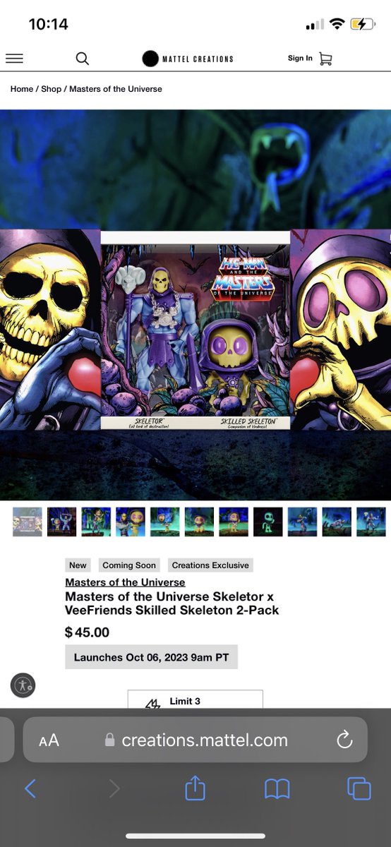 🚨 SET YOUR ALARMS -  OCT 6th @ 9am PST 🚨 Snag this amazing deal for under $50 😱😱

creations.mattel.com/products/maste…