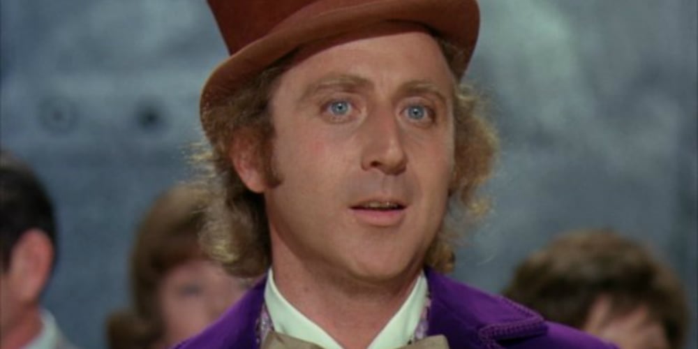 It's at this moment that it really hits Willy Wonka on a deeply personal level that he is going to get to kill four children in a most ironic manner.