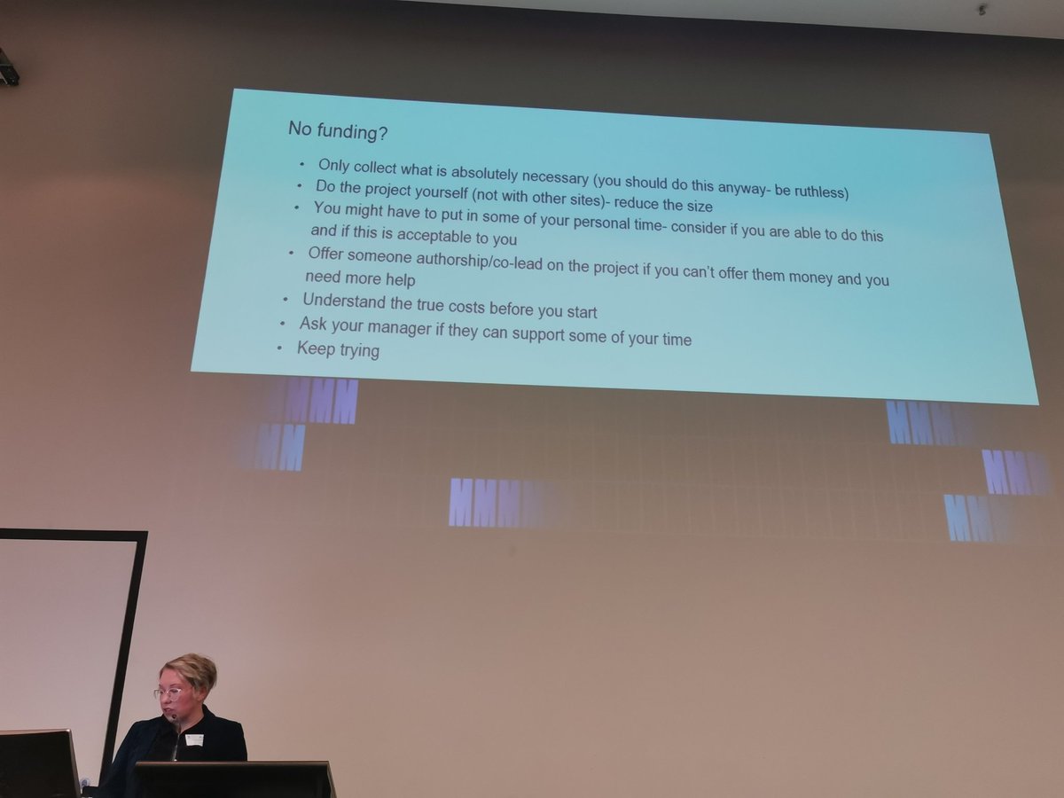 What do you do if you can't get funding?? Be ruthless is the answer. Only collect what you need. Be creative. Keep trying. <a href="/ICUnutrition/">A/Prof Emma Ridley</a> <a href="/AlfredIcu/">AlfredICUResearch</a> #ICUnursingreserach