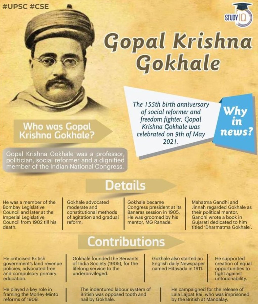 first_hindustan's tweet image. #KnowledgeIsPower 

Who is #GopalKrishnaGhokale ?  Know about his contributions .

#ourhistorymatters

#JaiHind