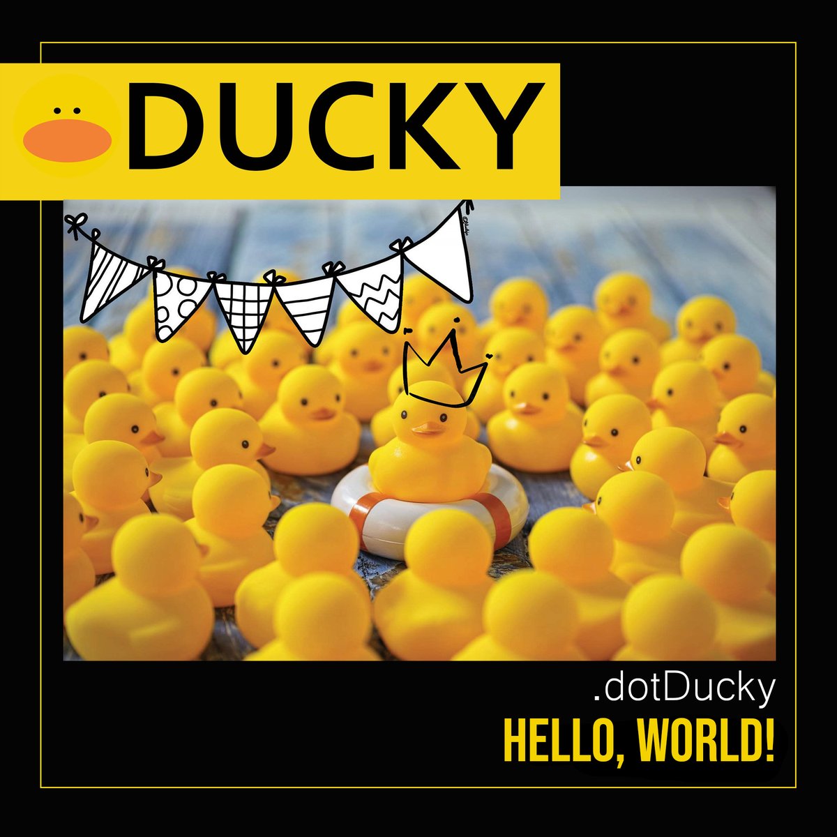DotDucky's tweet photo. Hello and quack. This is a duck project. Useful, simple and interesting information about Domains, opportunities and threats, markets, proper marketing, analytics. We're starting! #DNS #TLD #ccTLD #newgTLD #dotducky https://t.co/ql0DvLqyJI