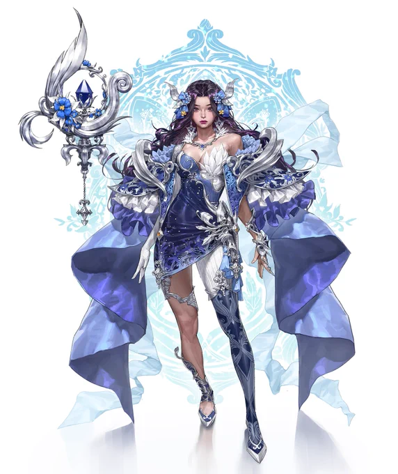 [Blue butterfly goddess] 