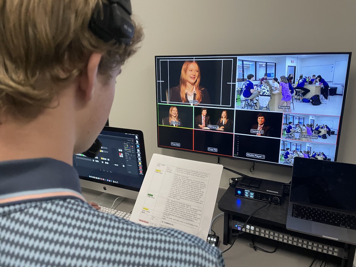 HPHSMedia's tweet photo. Some BTS pics from today's studio recording... https://t.co/XuIQ6T6RTd