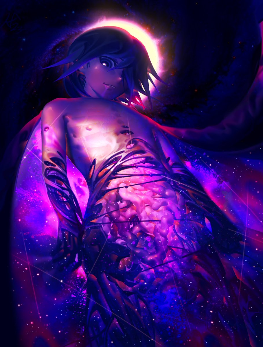 keropi_frog's tweet image. Into your sky, among your stars #KokichiOuma #王馬小吉