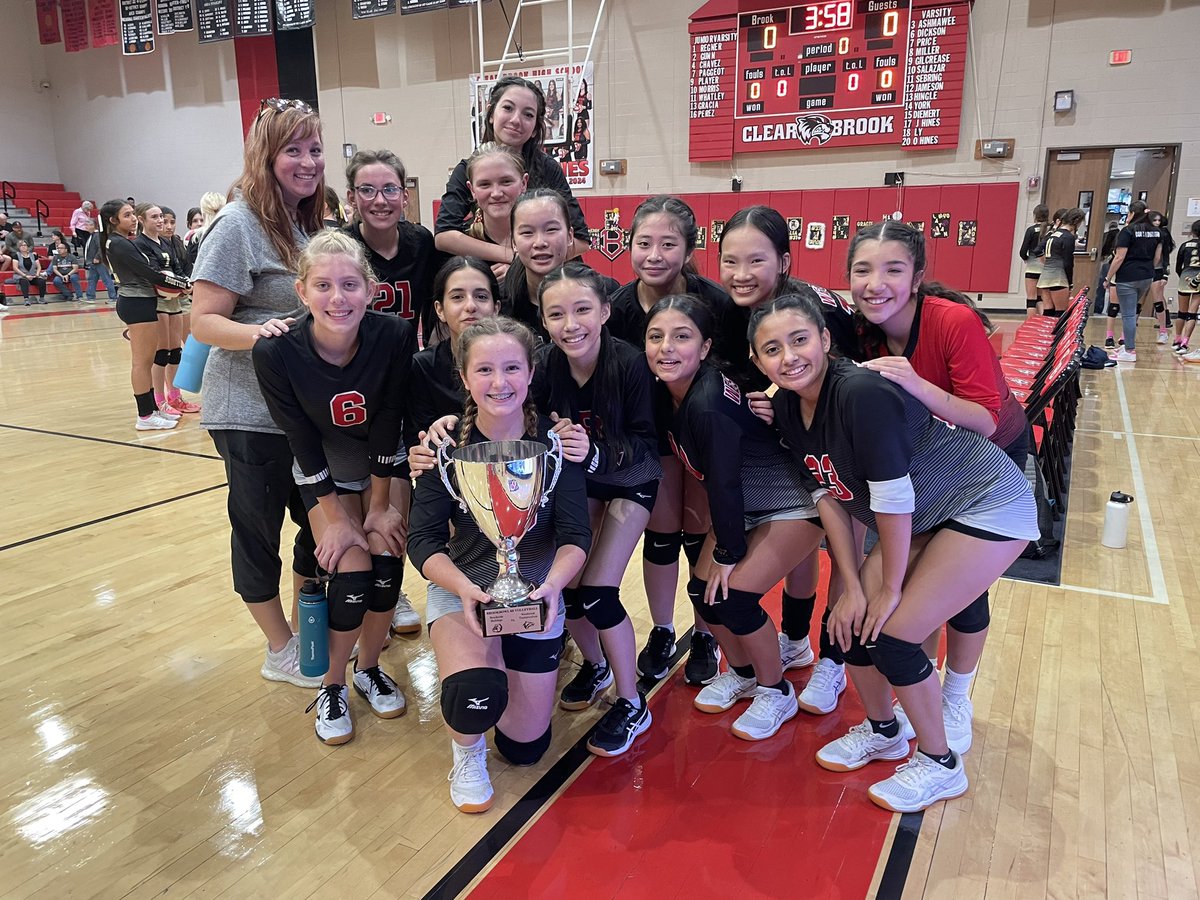 Westbrook 8A and 8B win the Brook Bowl tonight! 🏆  <a href="/WBI_Timberwolf/">WBI</a> <a href="/CB_GIRLS_ATH/">Clear Brook Girls Athletics</a>