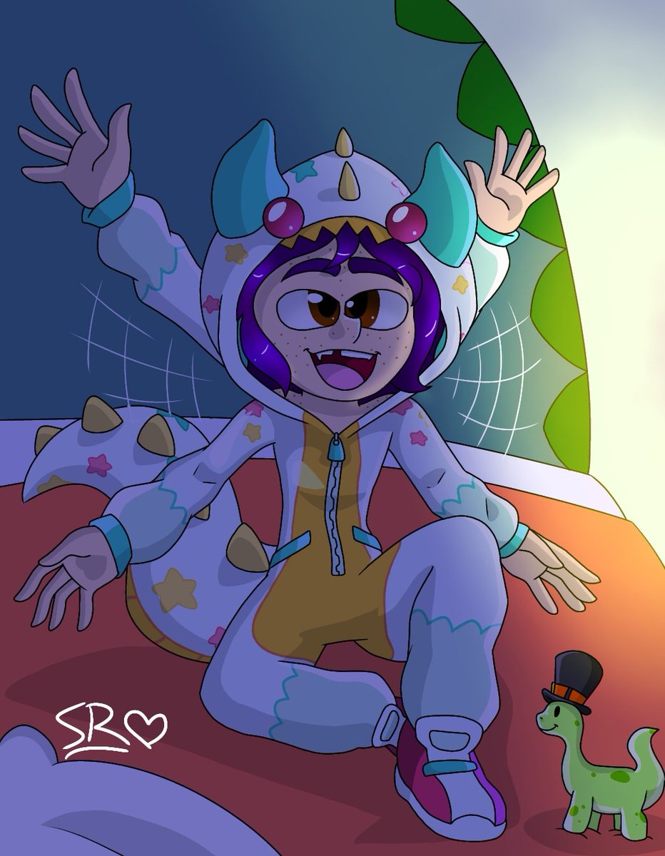shayziekaizie's tweet photo. DressTober 05 - Dragomir is ready to hear a bedtime story. He's so excited that he stims with joy
#illustration #ArtistOnTwitter #originalcharacter #characterdesign #dressuptober @Inkhandprint #autisticcharacter https://t.co/rITWY7nwlA
