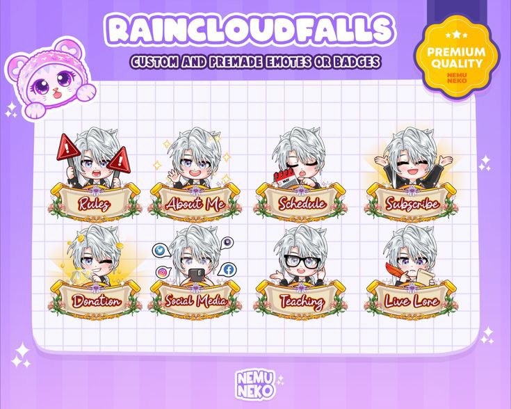 nemuneko_studio's tweet photo. heyooo guys!!!!
Panel with a very cute and adorable theme byNemuneko๐๐
Want to order?
โฌ๏ธ
Click link in bio. Thank you ๐
#twitch #panel #chibipanel #cutepanel #twitchpanel #panelcommission #cute #art #chibipanelfortwitch #hellonemuneko #nemunekogfx #streamer #chibistyle https://t.co/ZtjvpYBh0t